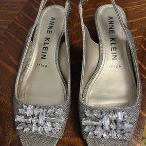 Anne Klein Silver Shoes